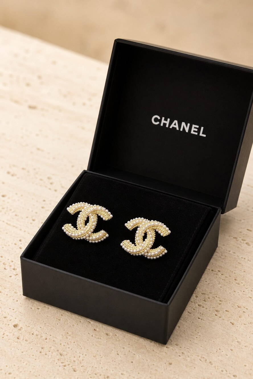 CHANEL Classic Parisian Earrings Style 30 | New with Box - Picture 7 of 9